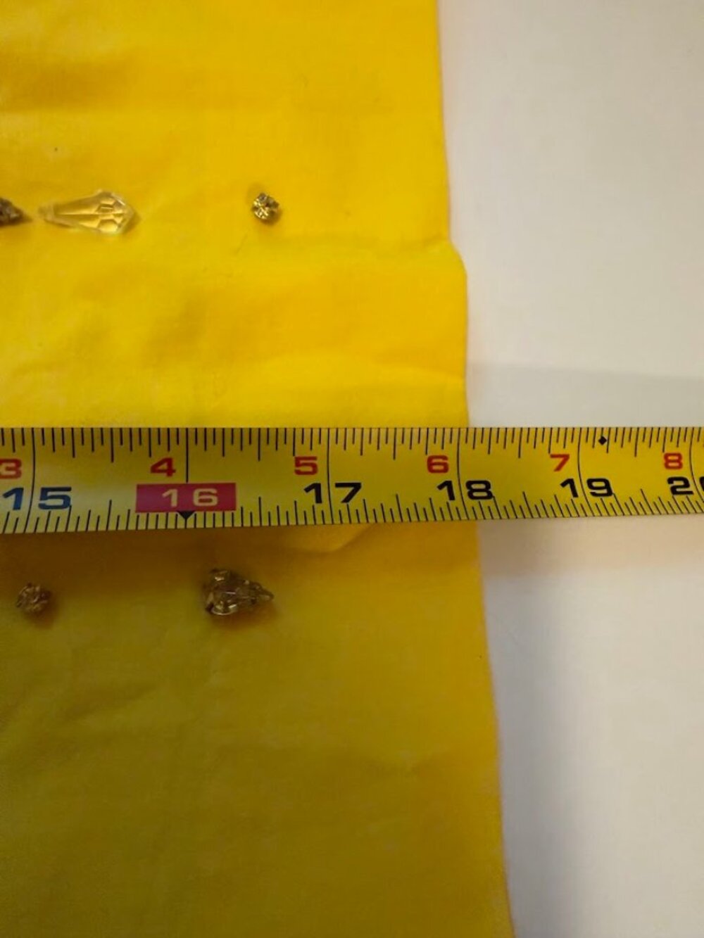 NWOT J. CREW Yellow Embellished Skirt (100% Cotton) - size 16 - Picture 13 of 13